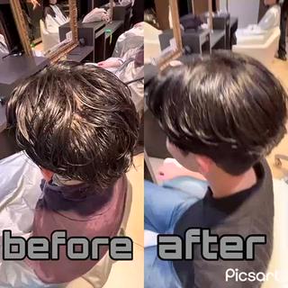 ショート パーマ メンズ 韓国メンズヘア特化 ‪☆KOKIのヘアスタイル