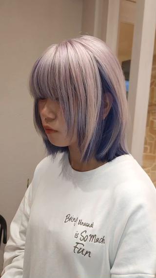 インナーカラー
アウターカラー
ホワイト　ブルー 