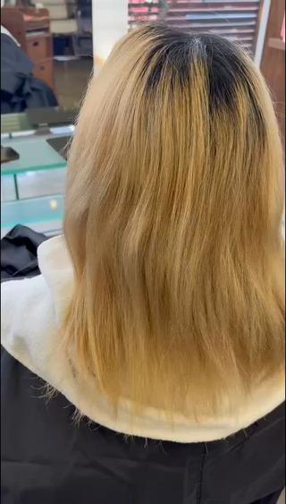 ミディアム カラー FIRST所属・⭐︎ SAYAKAのヘアスタイル