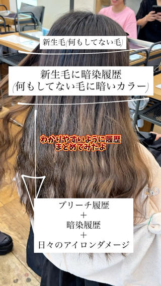 ロング カラー 抜きっぱなしブロンド /ハイトーン/カナタのヘアスタイル