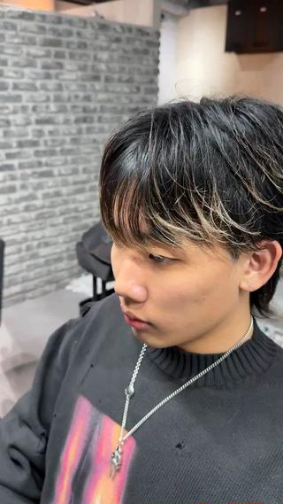 ミディアム パーマ メンズ 韓国特化 なおきのヘアスタイル