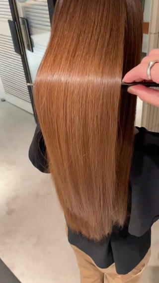 ロング HAUS eins所属・美髪矯正/髪質改善 /銀座/宮本　優太のヘアスタイル