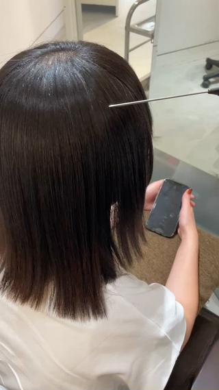 ミディアム HAUS eins所属・美髪矯正/髪質改善 /銀座/宮本　優太のヘアスタイル