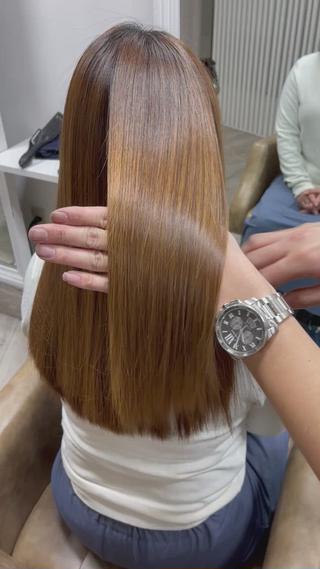 髪質改善×酸性ストレート 