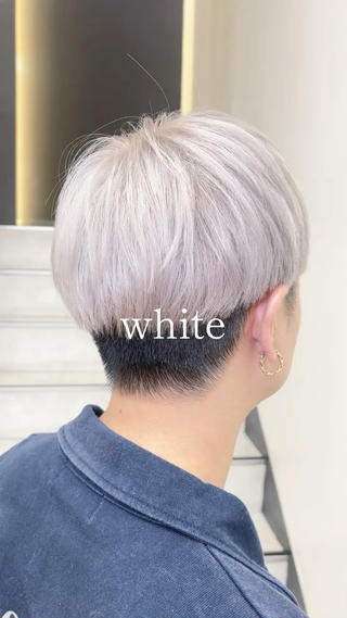 ショート 艶髪／透け感カラー ／ＲＹＯのヘアスタイル