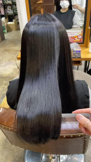 セミロング 艶髪カラー& トリートメント　松村のヘアスタイル