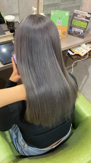 ダブルカラーで可愛く 