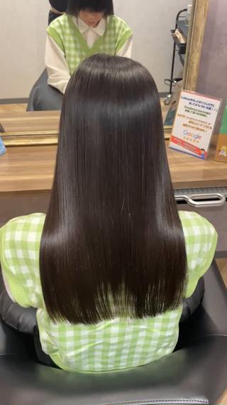 乾かすだけでストレート 