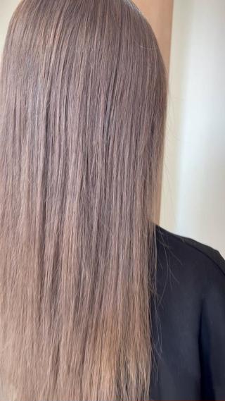 silver gray
髪質履歴によってブリーチの回数、詐術が変わります。 