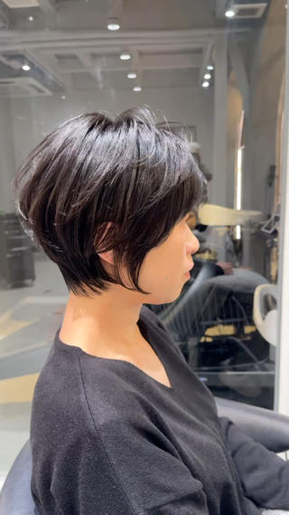 ショート ショート/縮毛矯正 虎白のヘアスタイル