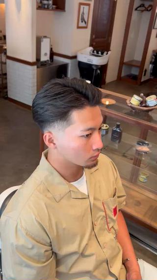 #フェード#スキンフェード#バーバースタイル
#スリックバック#メンズ短髪 