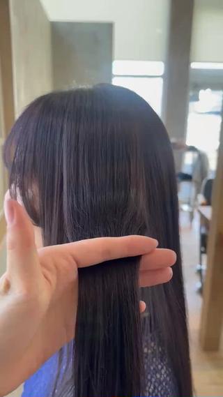 ロング 山田 芽愛のヘアスタイル