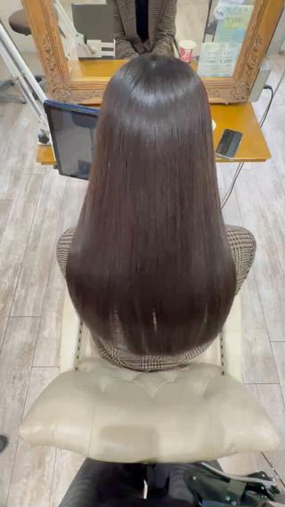 ロング 髪質改善/縮毛矯正/ 艶髪/根本和也のヘアスタイル