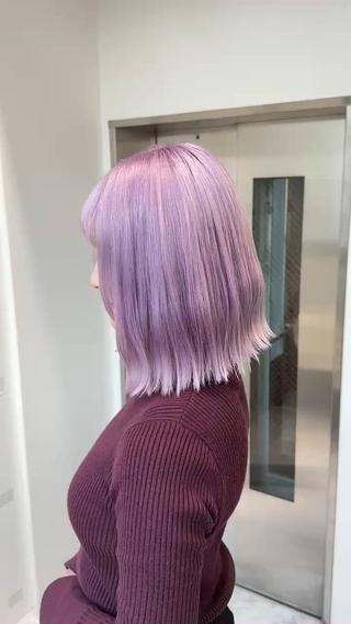 ミディアム カラー ヘアアレンジ メンズ beleza scelto所属・ハイトーン、暗髪特化 ♡shoka♡のヘアスタイル