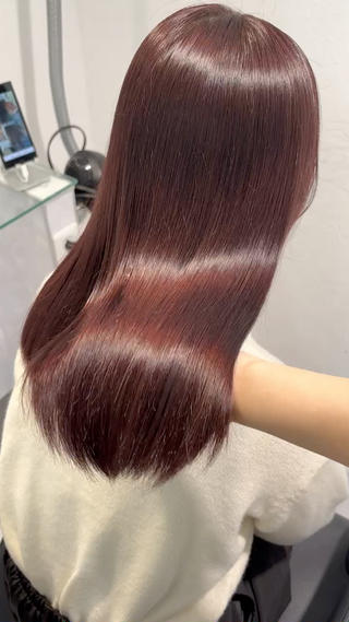 ロング カラー 表参道♡暗髪♡ 艶カラー♡アユミのヘアスタイル