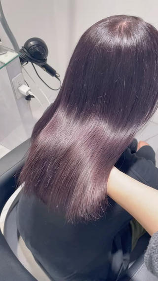 ミディアム カラー 表参道♡暗髪♡ 艶カラー♡アユミのヘアスタイル