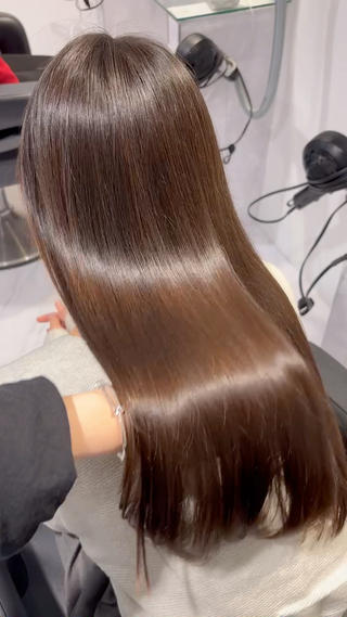 表参道♡暗髪♡ 艶カラー♡アユミのヘアスタイル