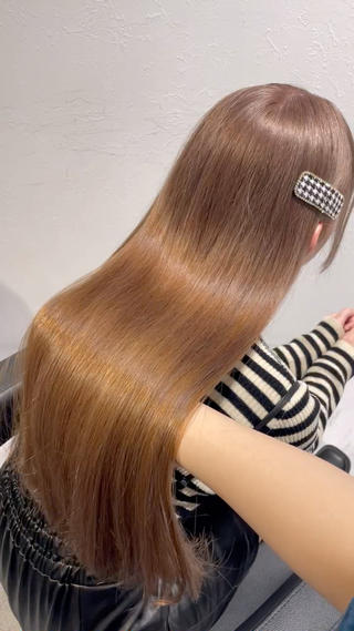 ロング カラー 表参道♡暗髪♡ 艶カラー♡アユミのヘアスタイル