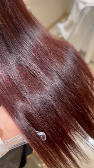 縮毛矯正でツヤツヤサラサラ