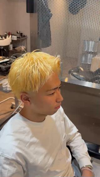 ショート カラー メンズ STAGBARBER所属・林 直樹のヘアスタイル