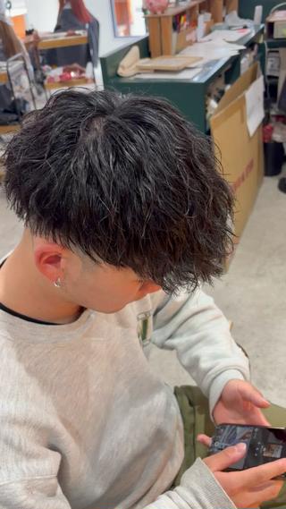 パーマ ヘアアレンジ メンズ 《メンズ特化》 早川 愛斗のヘアスタイル