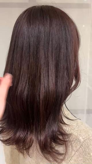 セミロング Lumier de mashu所属・カラーモデル募集中 🎀🤍菜々美のヘアスタイル