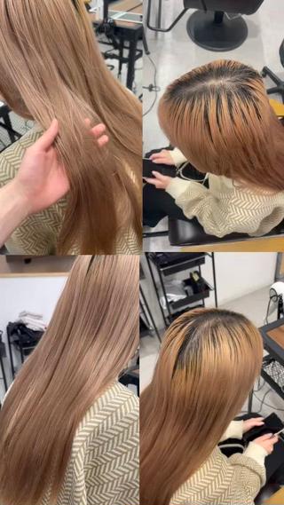 ロング ayu omochaのヘアスタイル