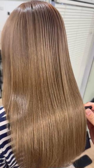 ミディアム カラー 髪質改善/レイヤー ストウシンゴのヘアスタイル