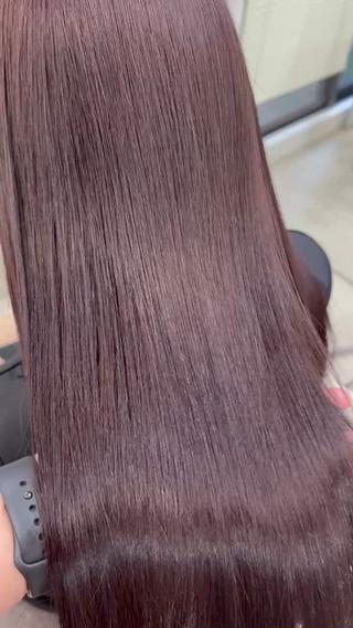 ロング カラー 髪質改善/レイヤー ストウシンゴのヘアスタイル