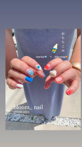 おもちこみdesign‍ 
＿＿＿＿＿＿＿＿＿＿＿＿＿＿＿＿＿＿＿＿＿＿＿＿＿＿＿＿＿
こちらのメニューは、
事前にデザインのご相談をしてくださる方のみ
ご利用頂けます
(ご連絡は3日前までにお知らせ下さいませ)


#個性派ネイル#ソフトクリームネイル#夏ネイル#オレンジネイル#ブルーネイル#ぷっくりネイル#堺市#北花田#あびこ#チェックネイル#夏デザイン#クリームソーダ#クリアネイル#落書きネイル#松原市ネイルサロン 