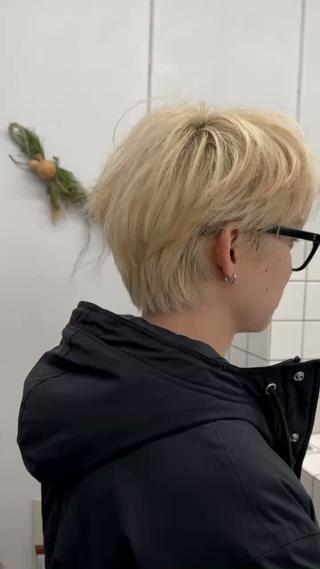 ミディアム カラー メンズ 関 京磨のヘアスタイル