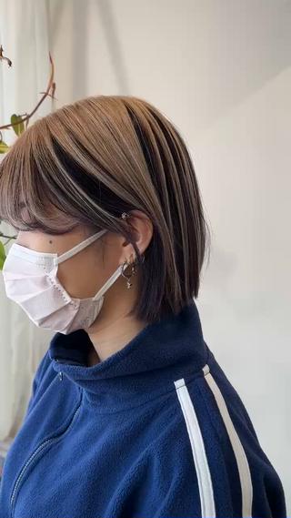 ショート 切りっぱなし/髪質 改善矯正/さやか🫧のヘアスタイル