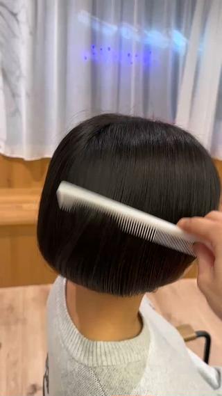 ショート 切りっぱなし/髪質 改善矯正/さやか🫧のヘアスタイル