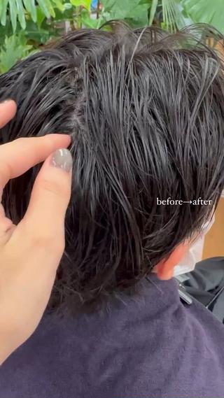 ショート 切りっぱなし/髪質 改善矯正/さやか🫧のヘアスタイル