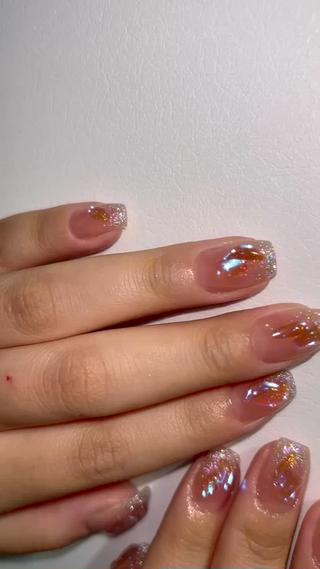 ネイル パラあり！フィルイン 美フォルムのネイルデザイン