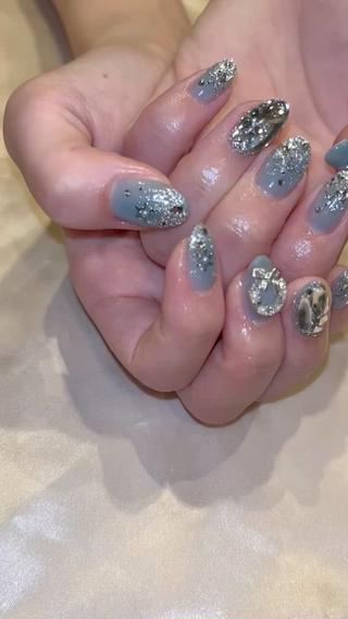 ネイル パラあり！フィルイン 美フォルムのネイルデザイン