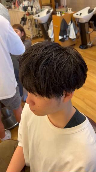 ショート メンズ 湘南のパーマ職人 🔥清水琉葵🔥のヘアスタイル