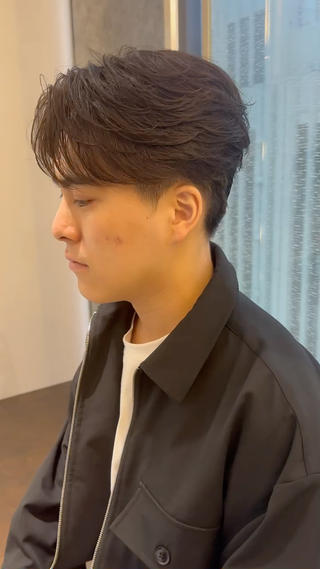 カット&フェザーパーマ 