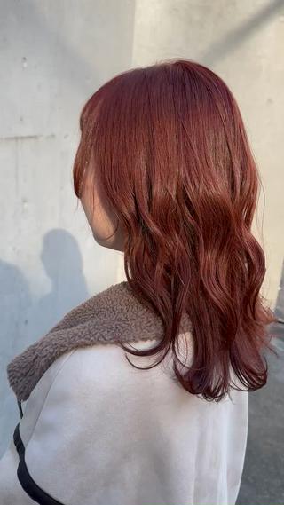 ミディアム カラー 原宿アンリ 山下卓也のヘアスタイル