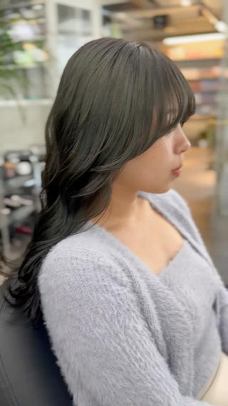 ロング カラー 原宿アンリ 山下卓也のヘアスタイル