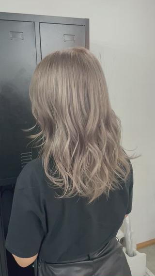 ロング カラー パーマ ヘアアレンジ メンズ キッズ ネイル マツエク・マツパ エビスザキレン／メン ズ／心斎橋🌳のヘアスタイル