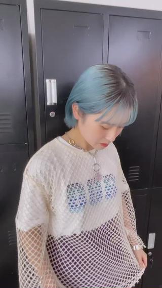 ショート カラー パーマ ヘアアレンジ メンズ キッズ ネイル マツエク・マツパ アイブロウ エビスザキレン／メン ズ／心斎橋🌳のヘアスタイル