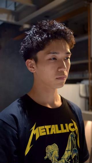 ショート パーマ メンズ スパイキーショート /パーマ/山本孝明のヘアスタイル