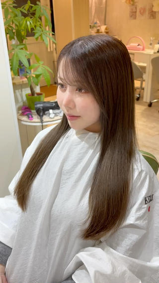 ロング 顔周りだけで垢抜ける レイヤー/小池　祐のヘアスタイル