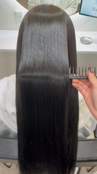 トリートメントでより艶髪に 