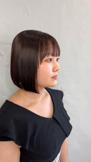 #ぱつっとボブ