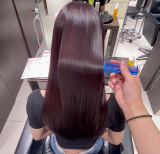 ロング カラー 髪質改善/透明感カラ ー/レイヤー/あやはのヘアスタイル