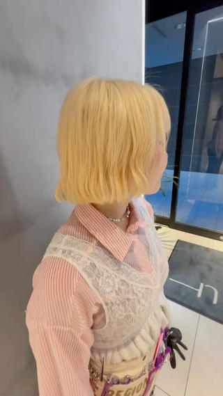 ショート カラー ERII /伏見 カットモデル募集中！のヘアスタイル
