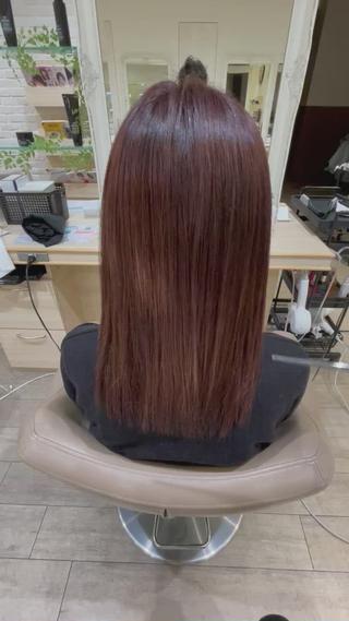 ロング パーマ 店長     押野 勇也のヘアスタイル