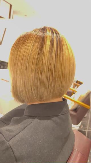 グラデーションボブ 